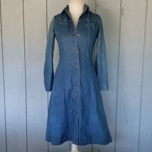 Western hot sale jean dresses